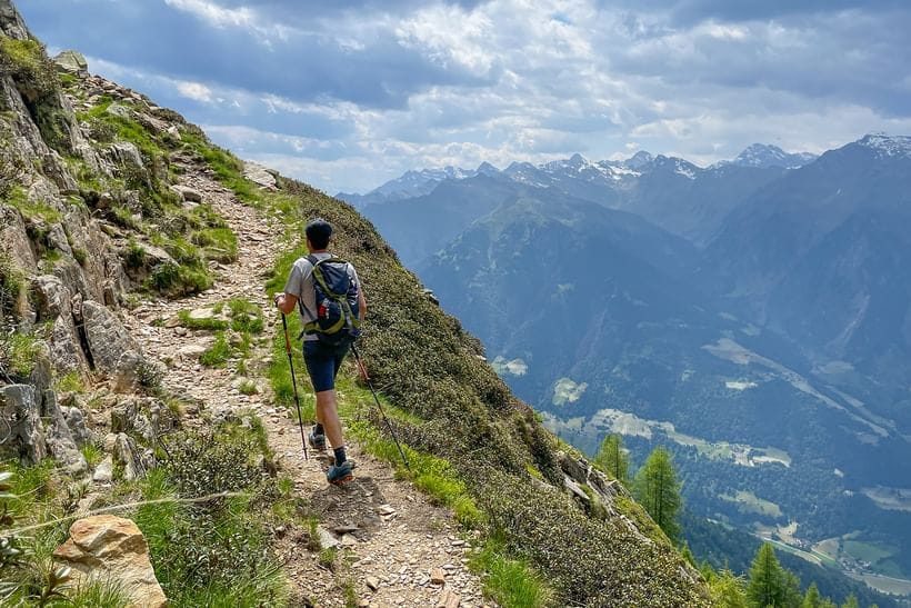 Vandreferie på højruten over Merano