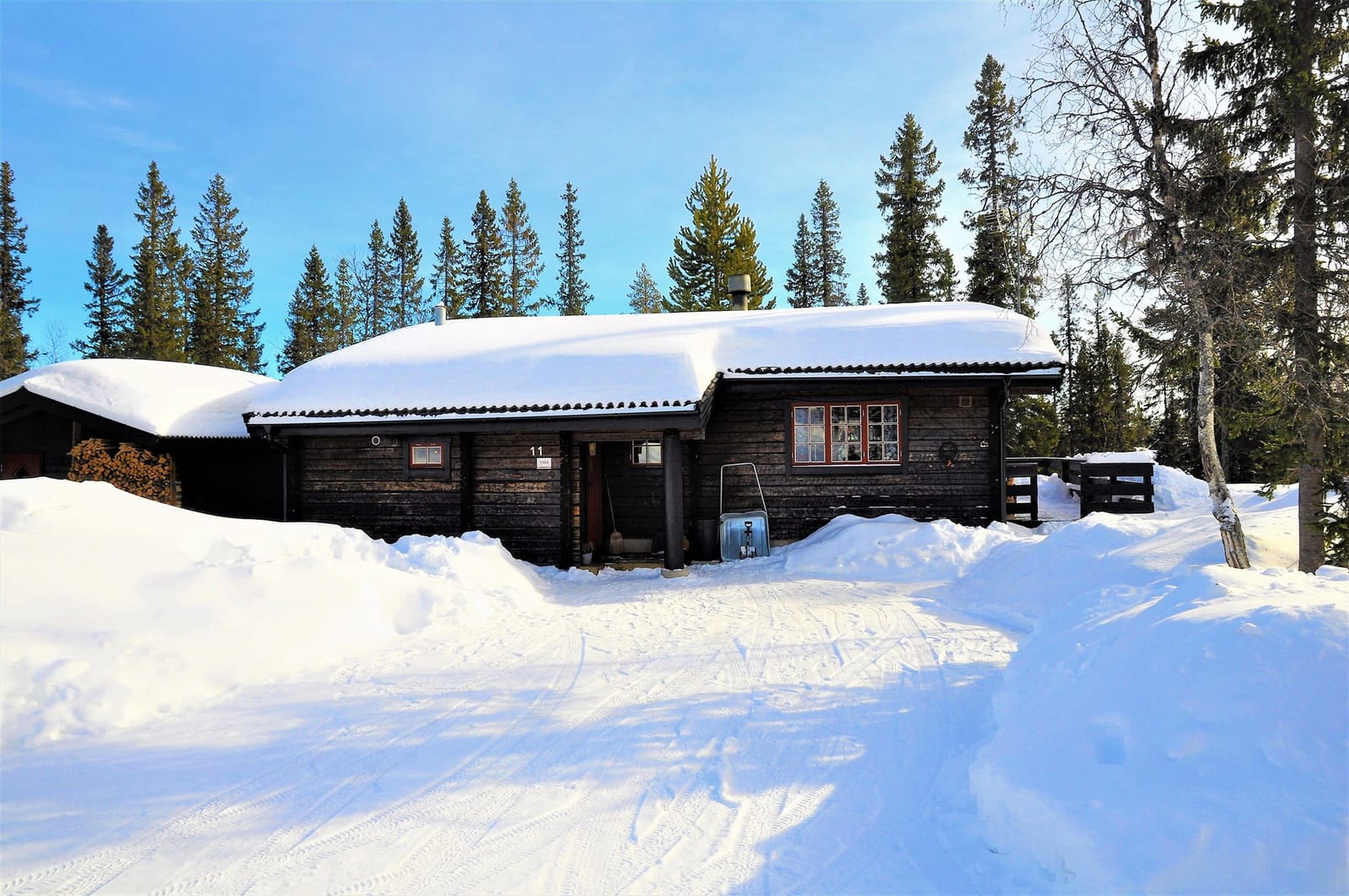 Storhogna hytter og lejligheder