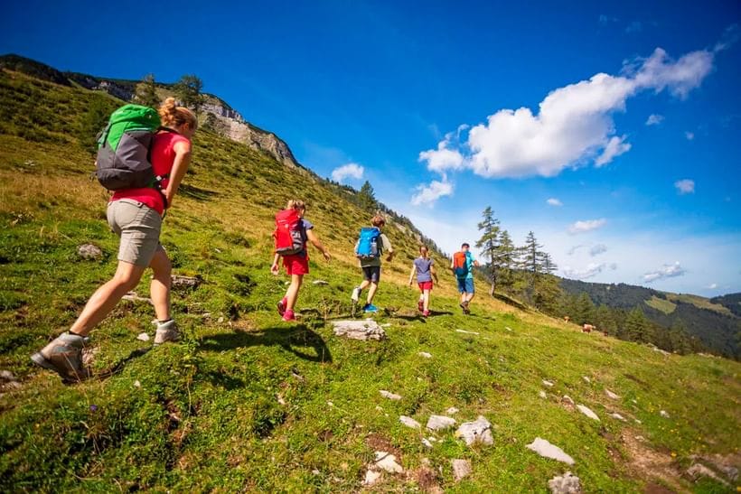 Vandreferie i Salzkammergut for familier