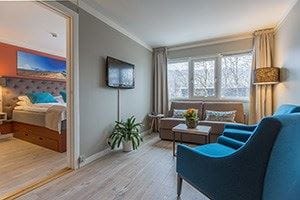 Junior suite med sauna