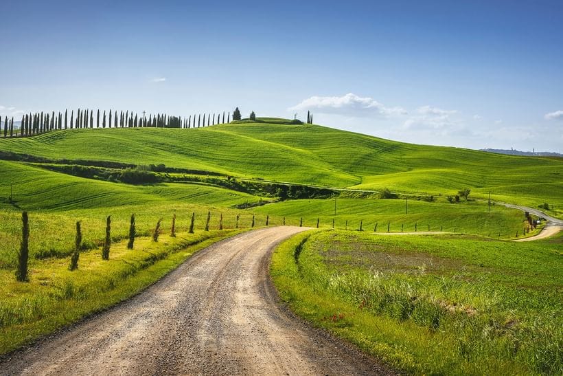 Vandring ad Via Francigena - Siena til Bolsena